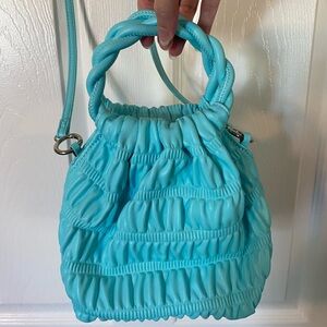 House of Want Purse Blue Crossbody Handbag